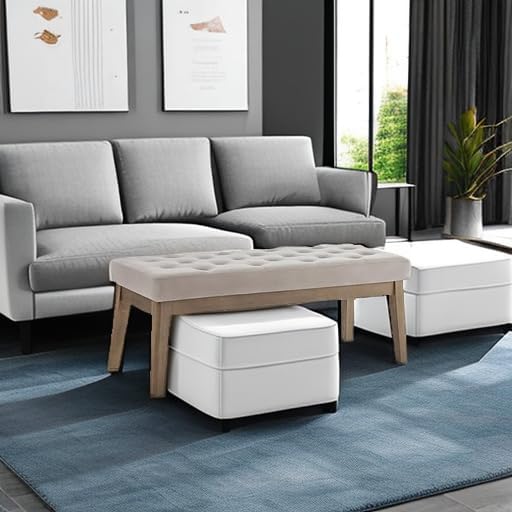 Tufted Velvet Upholstered Bench