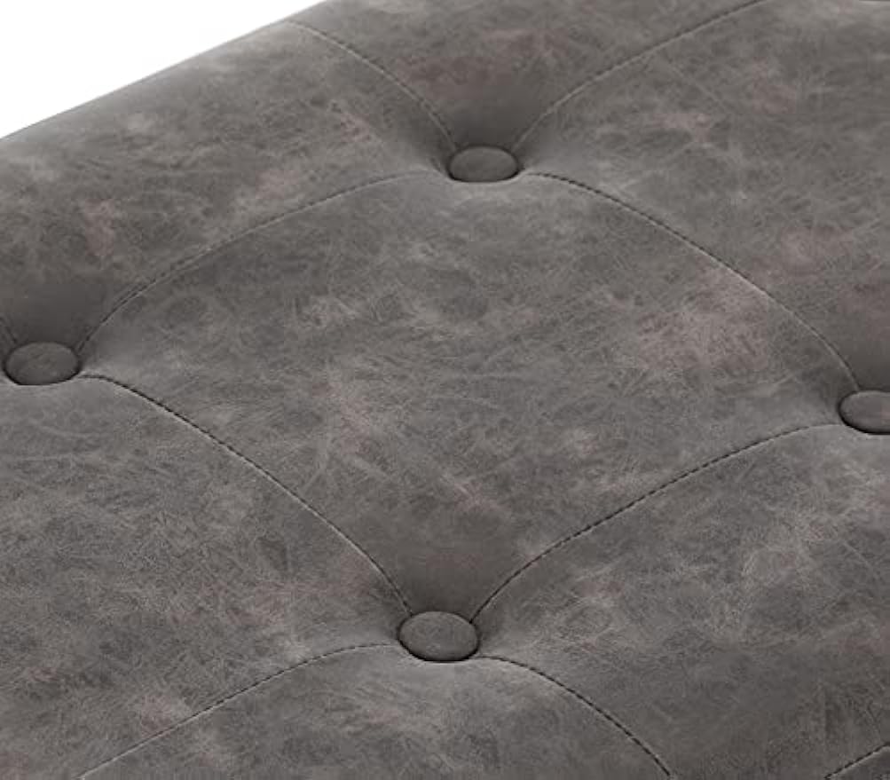 PU Leather Upholstered Entryway Bench