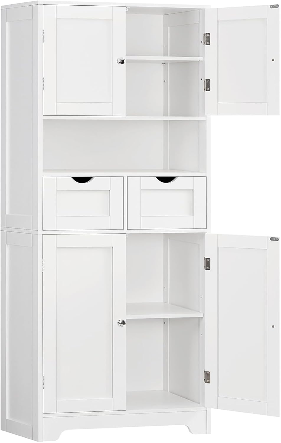 Freestanding Bathroom Pantry Storage Cabinet