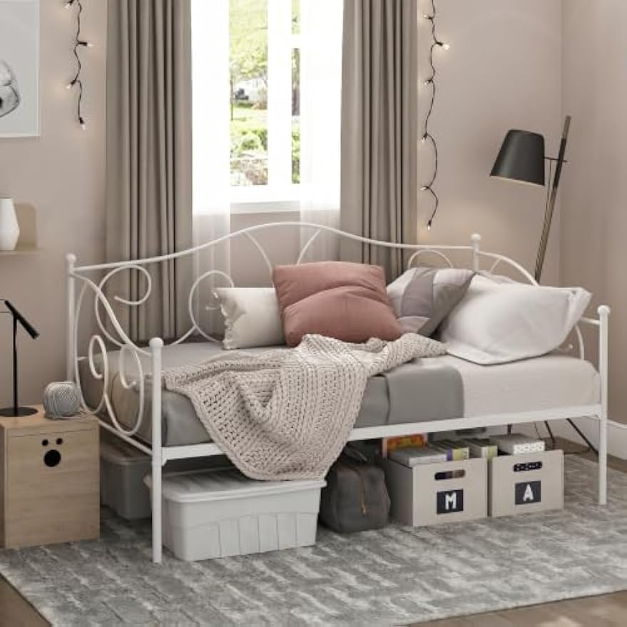 Metal Twin Daybed Platform Bed Frame
