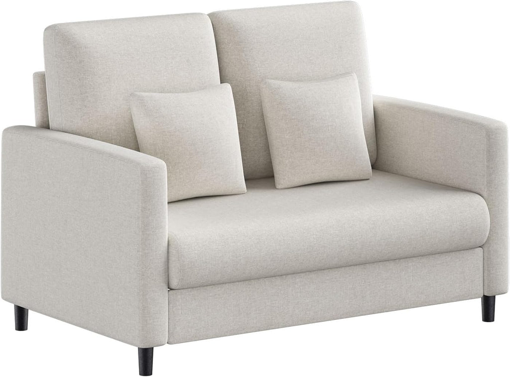 Mid‑Century Compact Loveseat Sofa