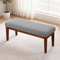 Linen Upholstered Entryway Bed Bench