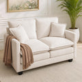 Modern Chenille Cloud Loveseat Sofa